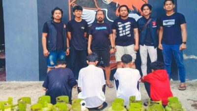 Polres Jeneponto Ringkus 4 Remaja Pencuri Tabung Gas Elpiji
