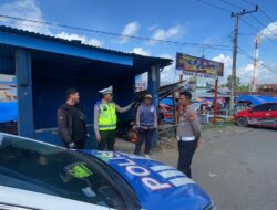 Tekankan “Mappatabe” di Jalan Raya, Polantas Jeneponto Sapa Pengendara Ojek