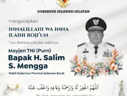 Gubernur Sulsel Andi Sudirman Sampaikan Duka Cita Atas Wafatnya Wagub Sulbar Salim S Mengga