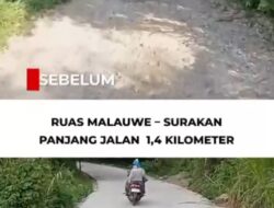 Bantuan Keuangan Pemprov Sulsel Percepat Perbaikan Dua Ruas Jalan di Enrekang