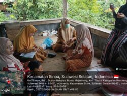 Cegah PTM Sejak Awal, Puskesmas Sinoa Lakukan Pemantauan di Desa Bonto Majannang