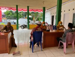 PESTA PORA Bangkitkan Kesadaran Petani, Puskesmas Ulugalung Periksa 16 Anggota Tani