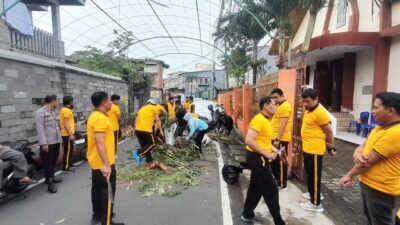 ​Respons Cepat Instruksi Presiden, Polda Sulsel Masifkan Gerakan Kebersihan di Mapolda