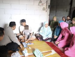 Gerak Cepat, Kapolres Jeneponto Bantu Balita Penderita Tumor Mata