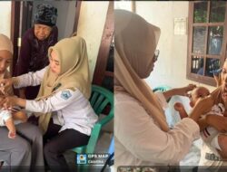 Dua Anak, Satu Harapan: Imunisasi Rutin di Posyandu Segar Malliling