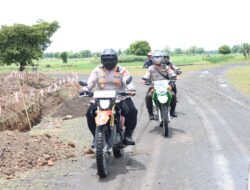 Polres Jeneponto Dekat, Kapolres Patroli Trail Sambangi Warga Desa