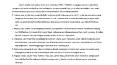 Pemkab Jeneponto Terbitkan Surat Edaran Operasional Usaha, Ini Poin Pentingnya!