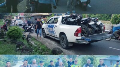 Kasat Lantas Bubarkan Aksi BALI di Jeneponto, Amankan 15 Unit Motor Knalpot Bronk