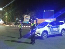 Satlantas Polres Jeneponto Intes Patroli Malam
