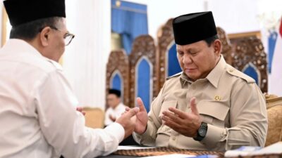 Presiden Prabowo Tunaikan Zakat Melalui Baznas di Istana Negara