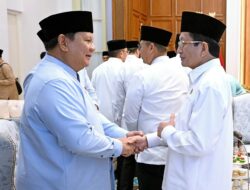 Presiden Prabowo Gelar Halal Bihalal Bersama Menteri di Istana Merdeka