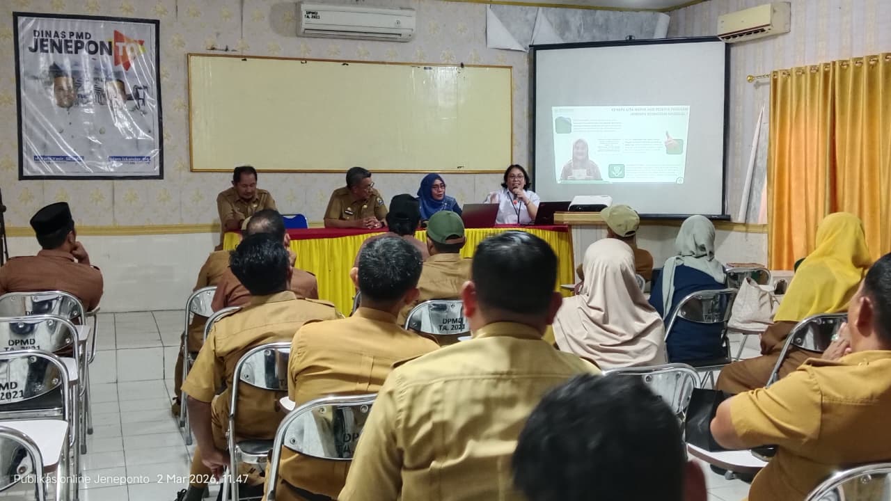 BPJS Jeneponto Sosialisasi Penguatan Peran Pemerintah Desa dalam Informasi JKN
