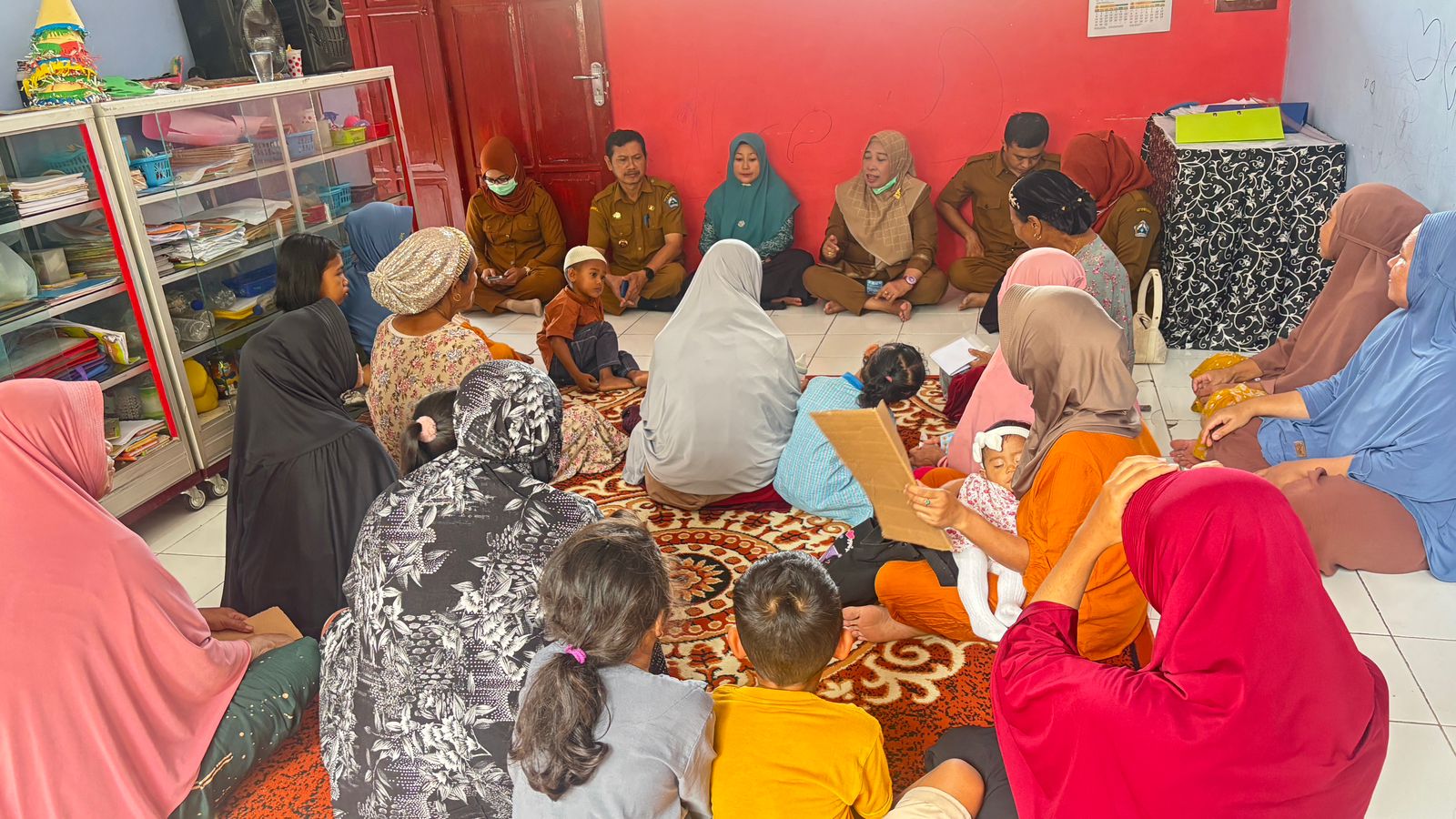 Kapus Dampang Turun Langsung, Sosialisasi Campak Disambut Positif