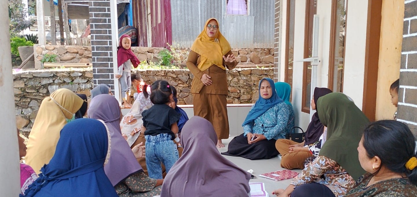 Kapus Sinoa Pimpin Sosialisasi Campak di Posyandu Anggrek