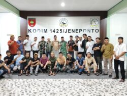 Buka Puasa Bersama Insan Pers, Dandim 1425/Jeneponto Ajak Mendukung Program TNI