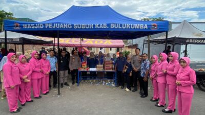 Polres Bulukumba dan Bhayangkari Salurkan Bantuan untuk Korban Kebakaran