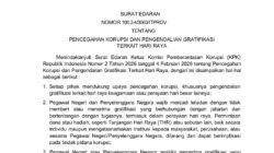 Pemprov Sulsel Minta ASN Tolak Gratifikasi dan Laporkan ke KPK