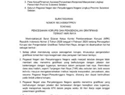 Pemprov Sulsel Minta ASN Tolak Gratifikasi dan Laporkan ke KPK