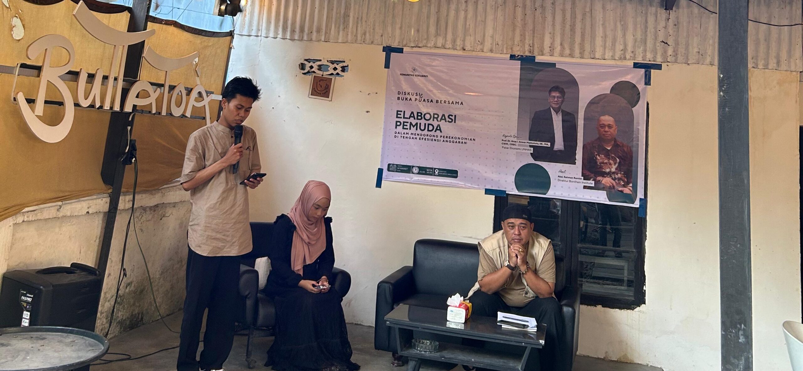 Buka Puasa Bersama, Pemuda Adelweis Bahas Peran Penting Ekonomi dan Efisiensi Anggaran