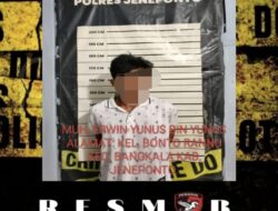 Pelaku Curanmor Diringkus Resmob Polres Jeneponto