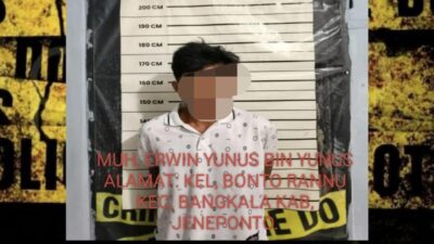 Pelaku Curanmor Diringkus Resmob Polres Jeneponto
