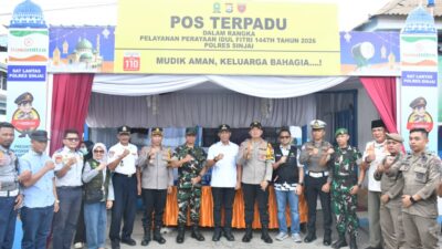 Sinjai Siap Amankan Mudik Lebaran, Petugas Gabungan Siaga di Pos