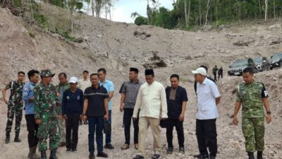 Bupati dan Wabup Bone Dampingi Menteri Pertanian Tinjau Proyek Pelabuhan Tonra