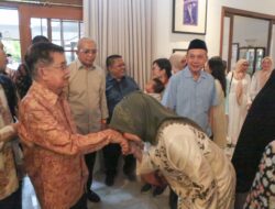 Momen Lebaran, Aliyah Mustika Ilham Sowan ke Jusuf Kalla