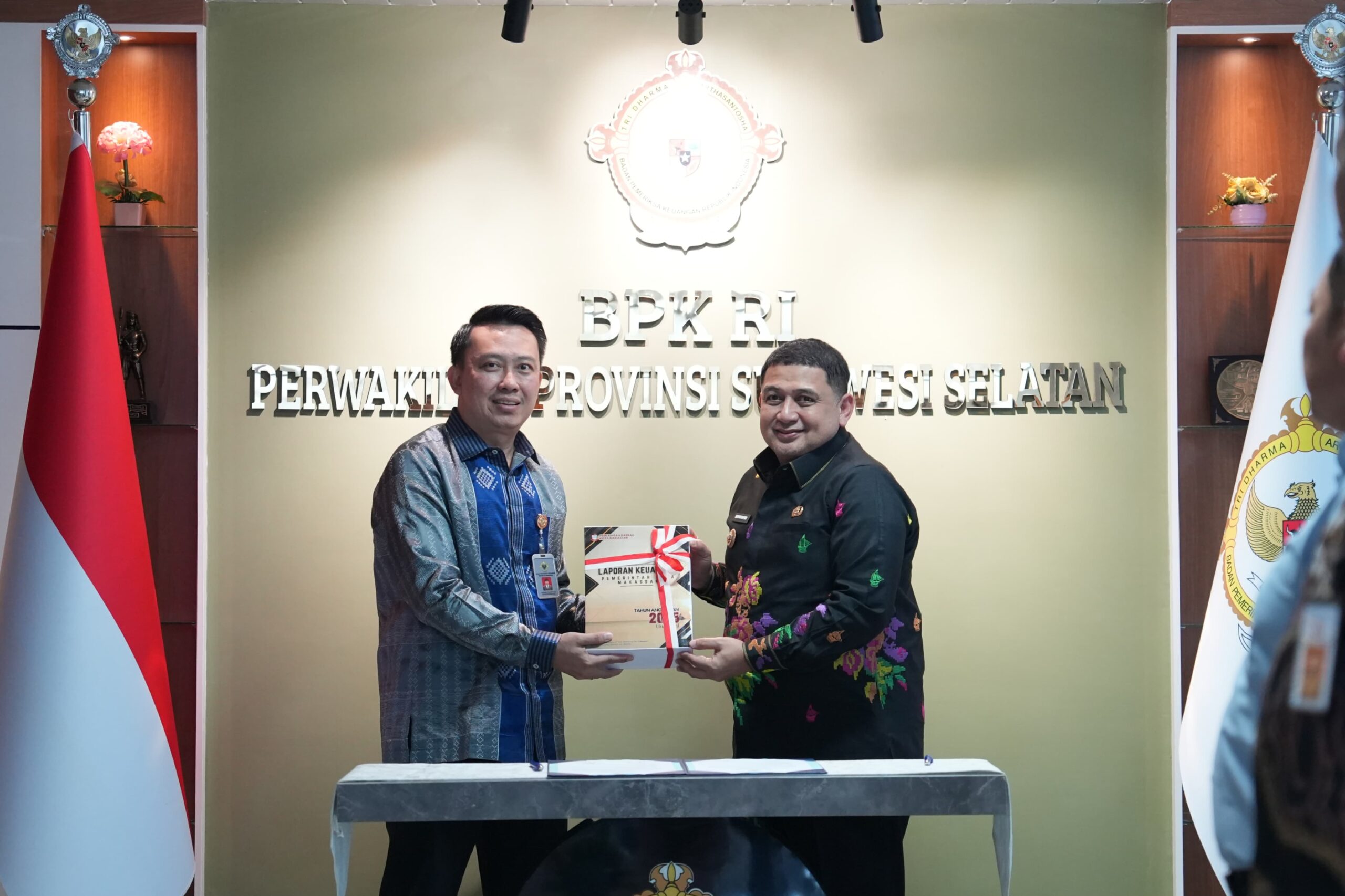 BPK Sulsel Apresiasi Pemkot Makassar, Pertama Serahkan LKPD 2025 Unaudited