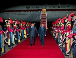Presiden Prabowo Tiba di Seoul, Disambut Antusias Diaspora Indonesia