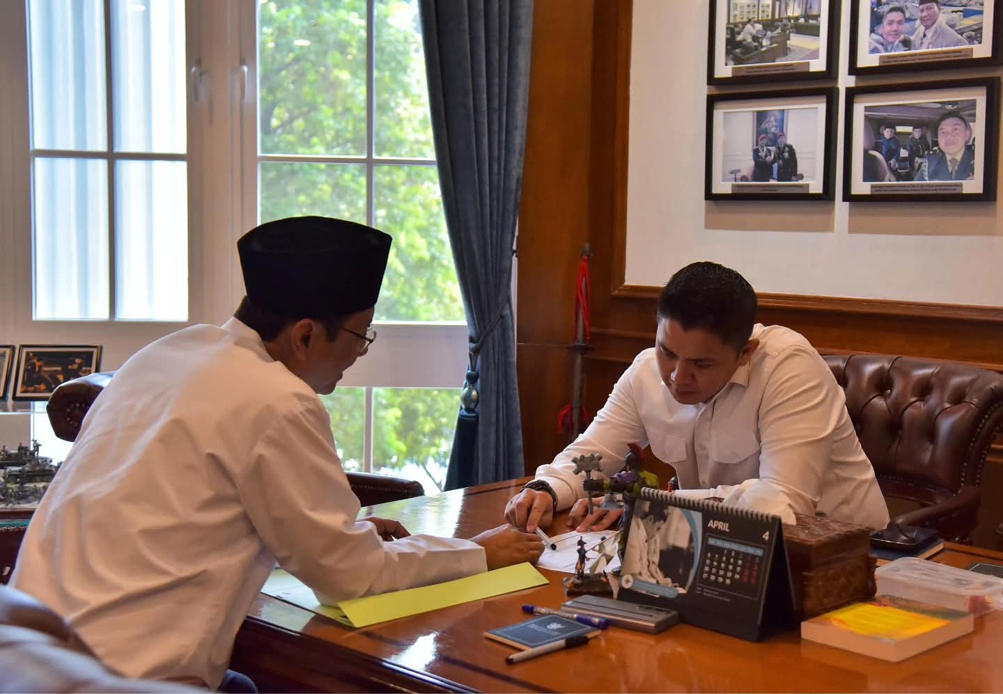 Seskab Teddy Terima Mensos Gus Ipul, ini yang Dibahas!