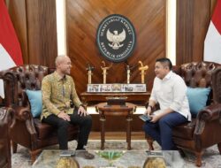Seskab Teddy Terima HIPMI, Bahas Penguatan UMKM dan Agenda Munas 2026