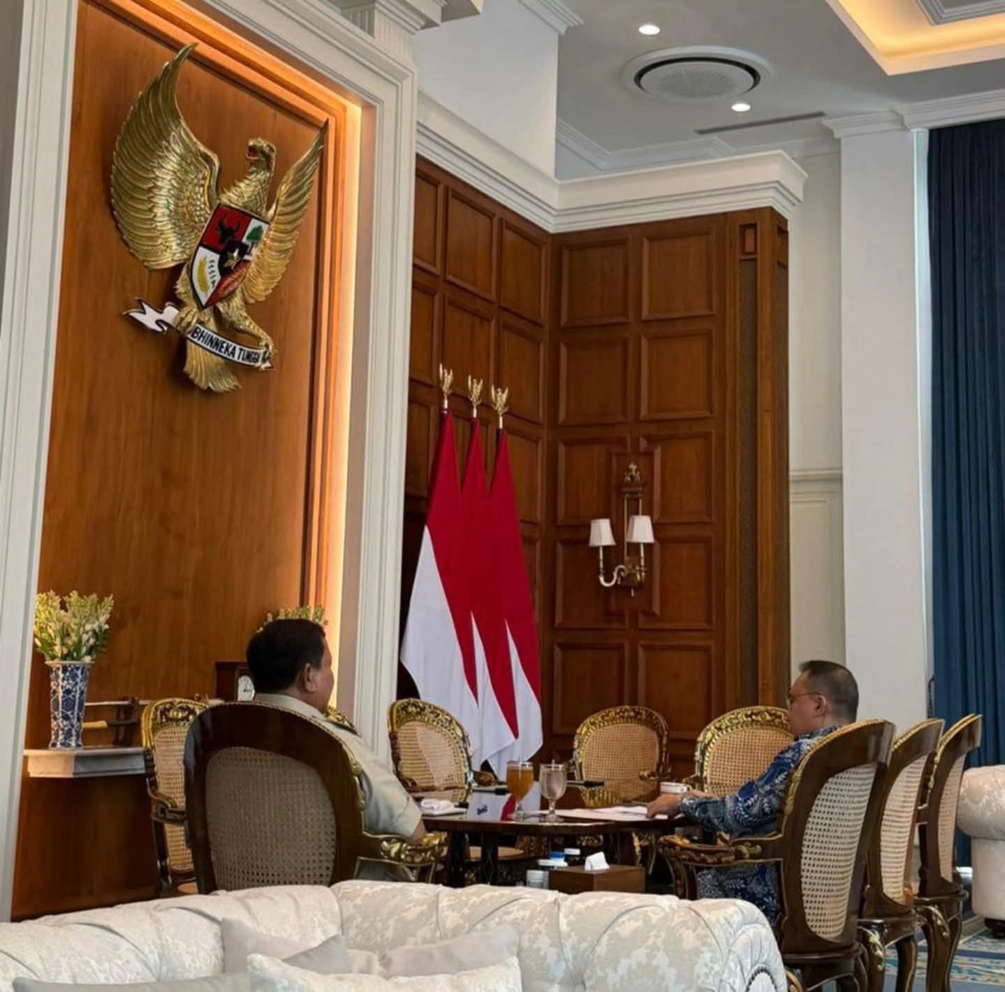 Presiden Prabowo Terima Wakil Ketua DPR Sufmi Dasco, ini yang Dibahas! 