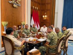 Presiden Prabowo Terima KSAD, Laporkan Capaian 300 Jembatan dan Renovasi Sekolah