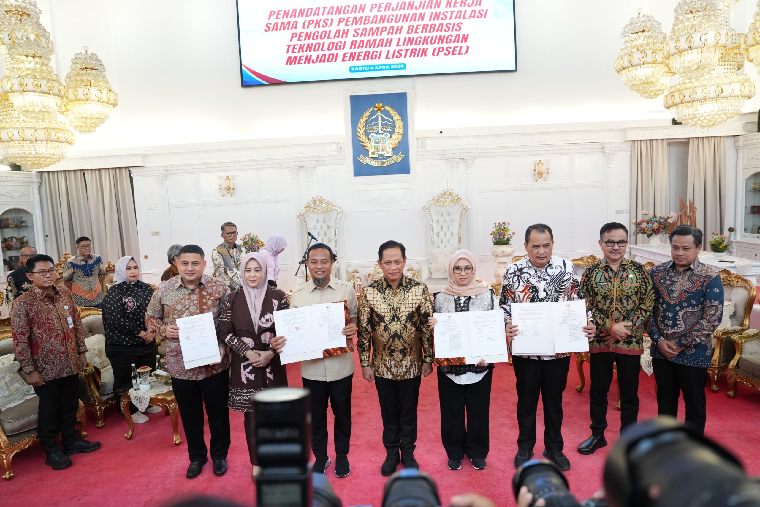 Kota Makassar Resmi Jalankan PSEL Berbasis Aglomerasi bersama Gowa-Maros