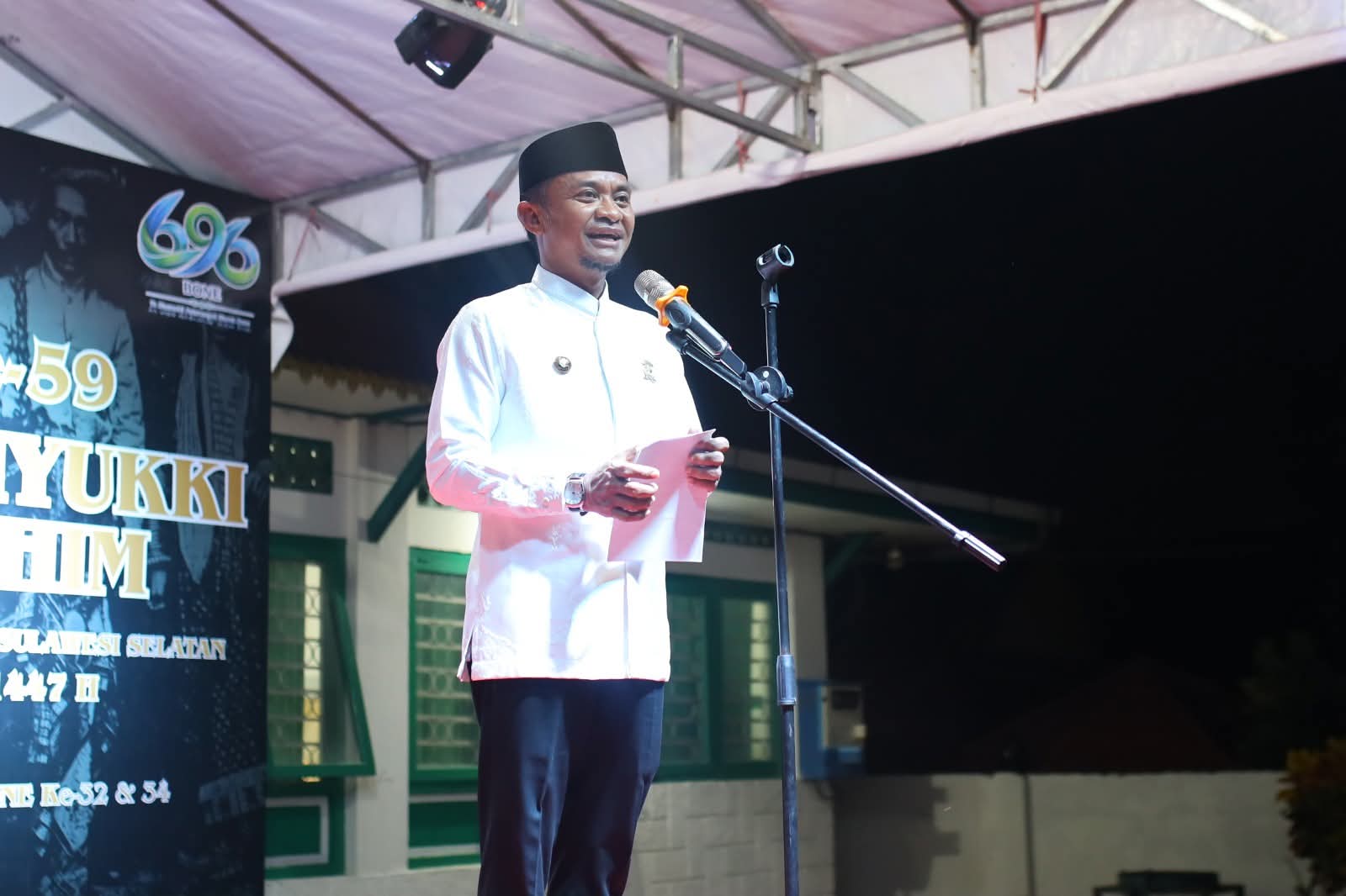 Bupati dan Wakil Bupati Bone Hadiri Haul ke-59 Arumpone H. Andi Mappanyukki