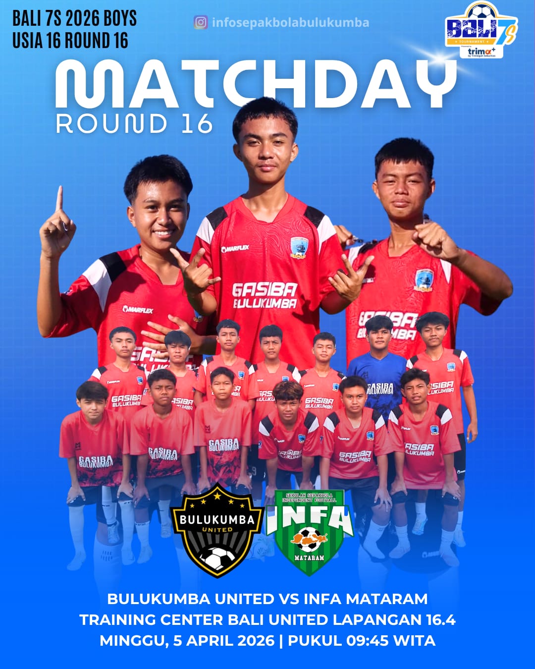 Bulukumba United Laju ke 8 Besar, Hadapi Denpasar City FC