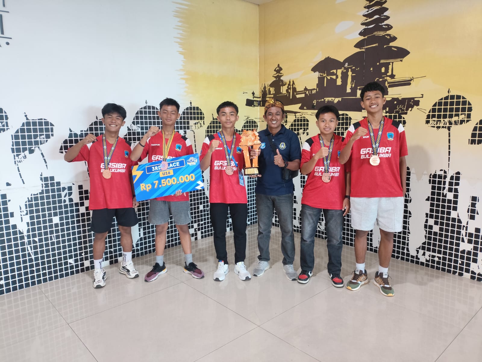 Tim Bulukumba United U-16 Kembali ke Bulukumba, Raih Juara 3