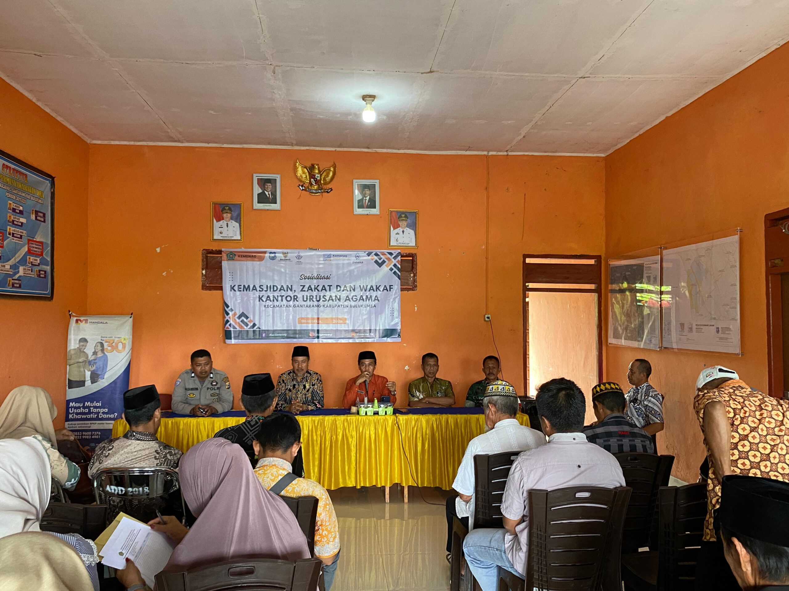 KUA Gantarang dan Baznas Bulukumba Edukasi Masyarakat tentang Zakat dan Wakaf