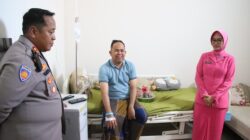 Datangi Klinik, Kapolres Jeneponto Beri Semangat untuk Kasi Propam