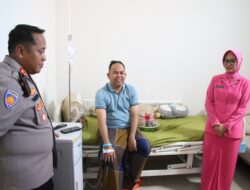 Datangi Klinik, Kapolres Jeneponto Beri Semangat untuk Kasi Propam