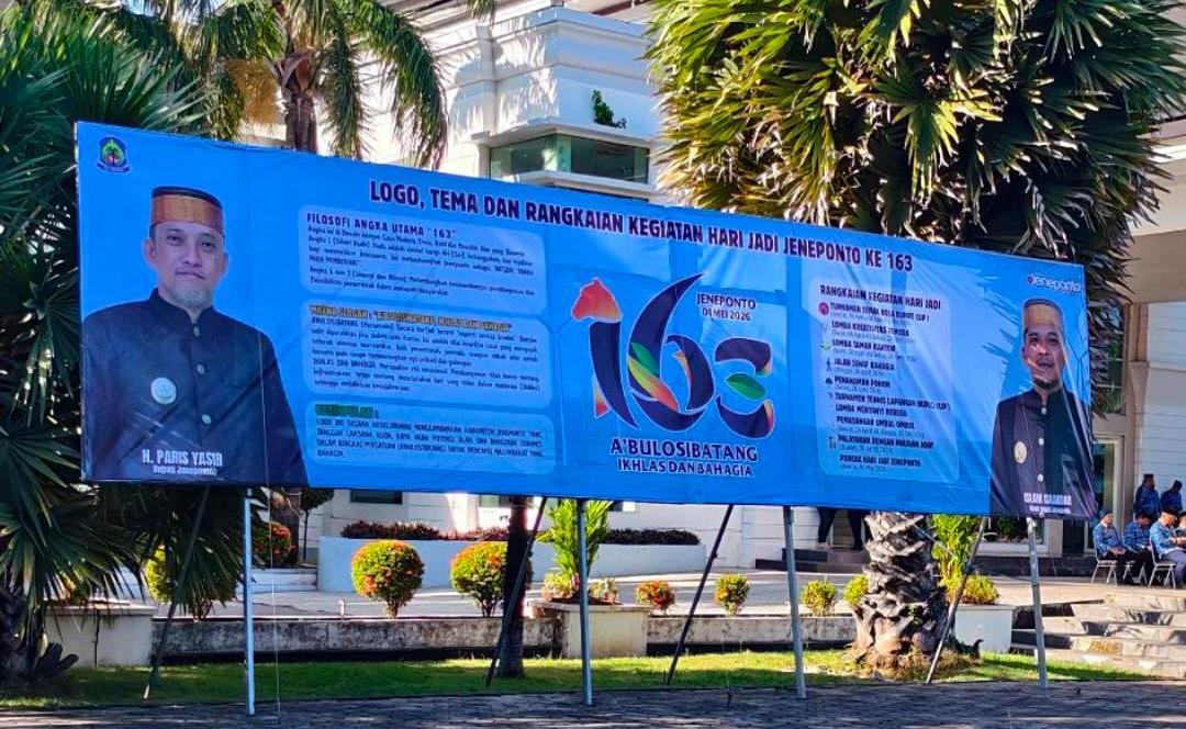 Pemkab Jeneponto Rilis Logo Tema dan Rangkaian Hari Jadi Jeneponto ke 163, Yuuk kita intip!