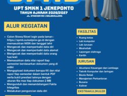 Gencar di Medsos, SMKN 1 Jeneponto Sosialisasi SPMB 2026/2027, Segini Target Siswa Baru