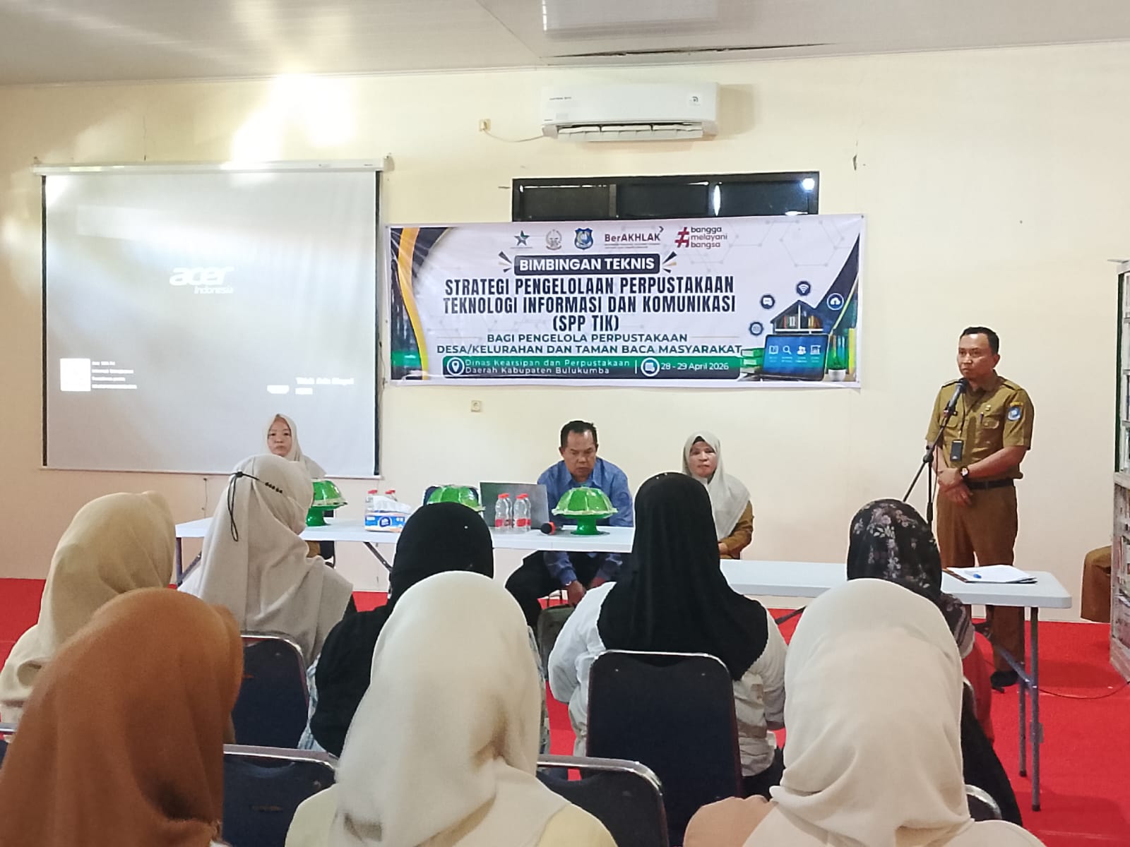 Dorong Transformasi Literasi, Dinas Perpustakaan Bulukumba Gelar Bimtek SPP TIK