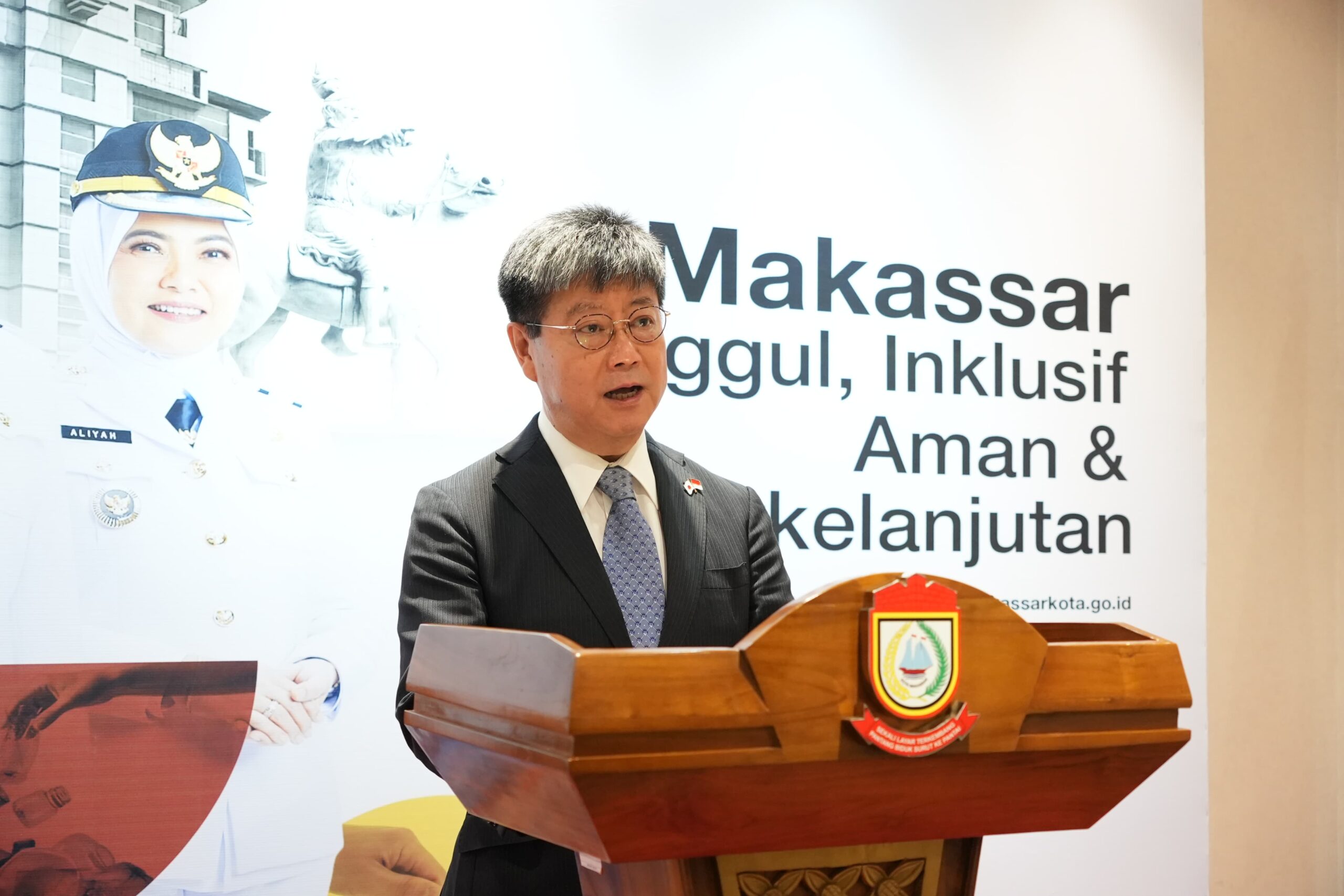 Sambangi Kantor Wali Kota Makassar, Konjen Jepang Beri Selamat Kepada Appi