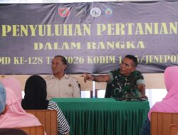 Sinergi Satgas TMMD Ke 128 Bersama Petani Wujudkan Penyuluhan Inspiratif