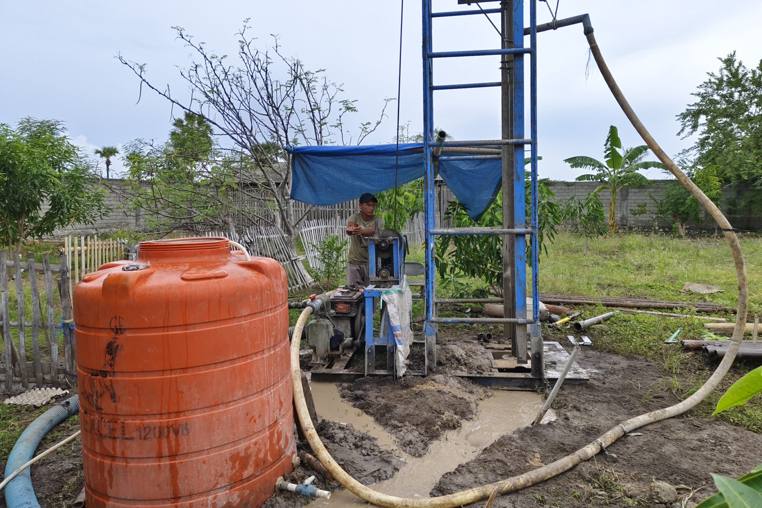 Dorong Akses Air Bersih di Lokasi TMMD ke 128, Warga Terimakasih Pembagunan Sumur Bor