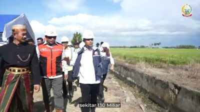 Perkuat Jaringan Irigasi, Gubernur Sulsel Groundbreaking Program MYP Irigasi di Tiga Daerah