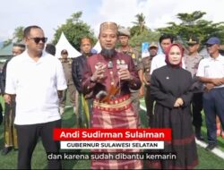 Resmikan Lapangan Gaspa, Gubernur Sulsel Dorong Semangat Olahraga Warga Palopo