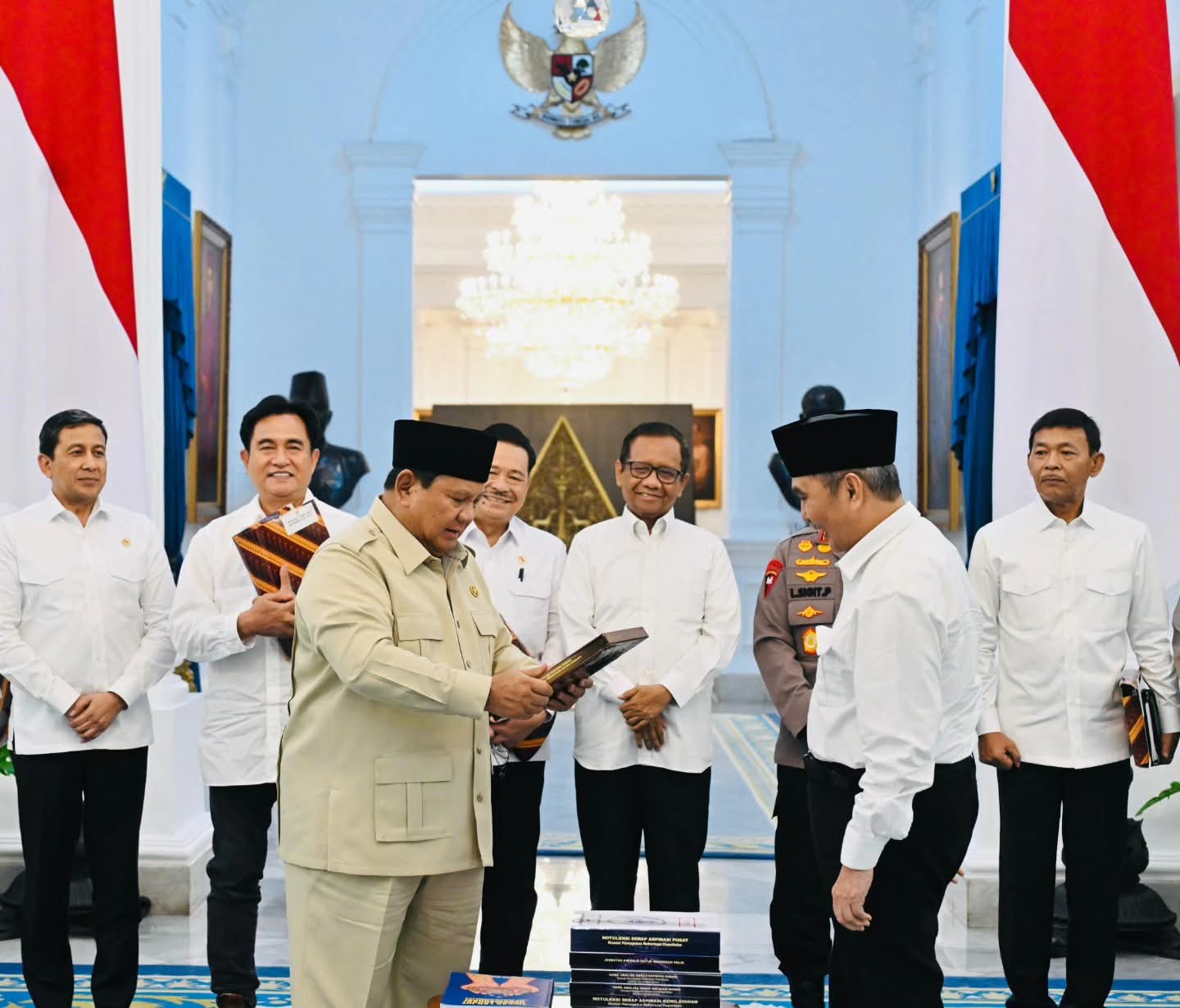 Presiden Prabowo Terima Laporan Reformasi Polri